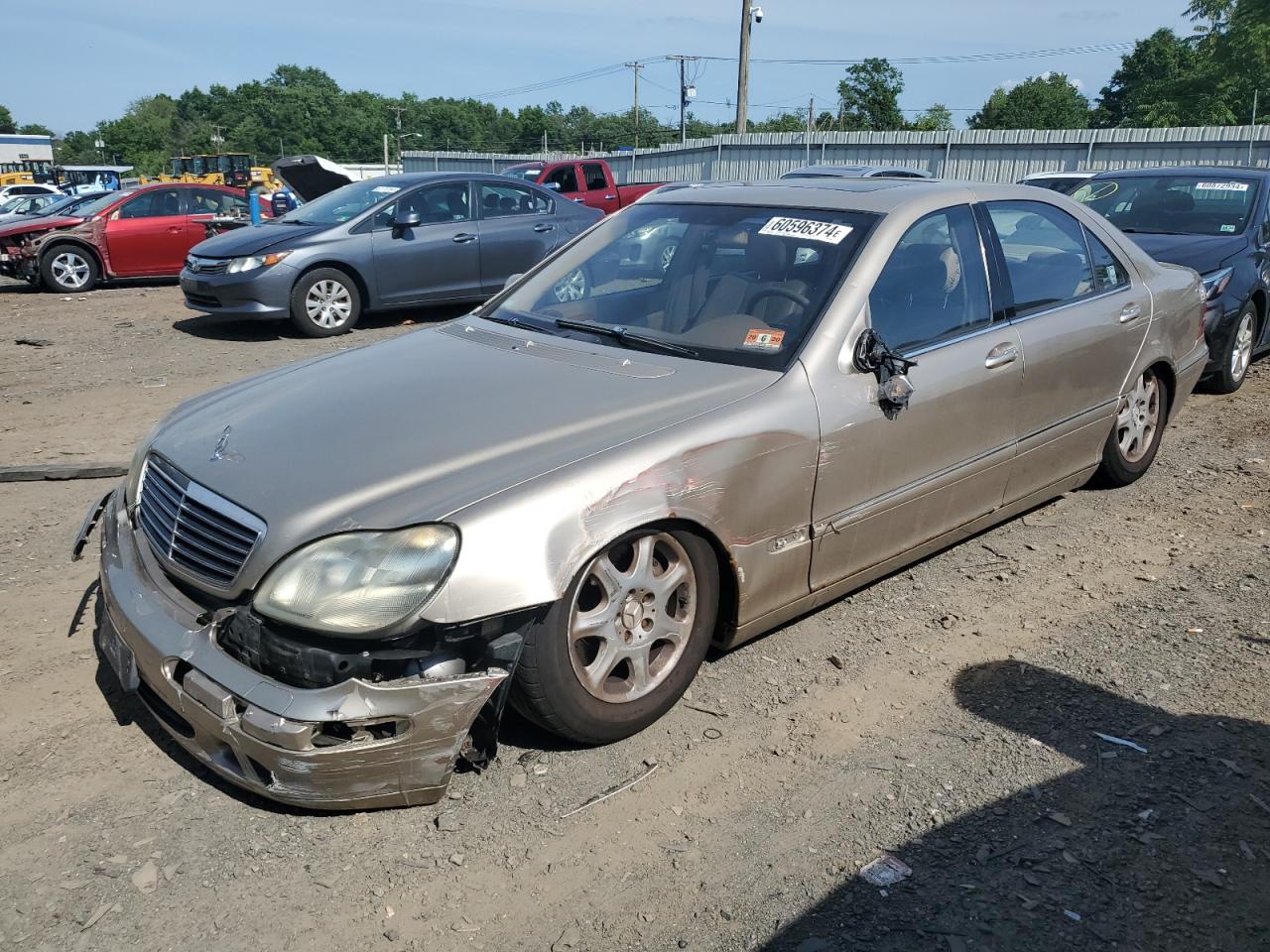 2002 Mercedes-Benz S 430 VIN: WDBNG70J62A290209 Lot: 60596374