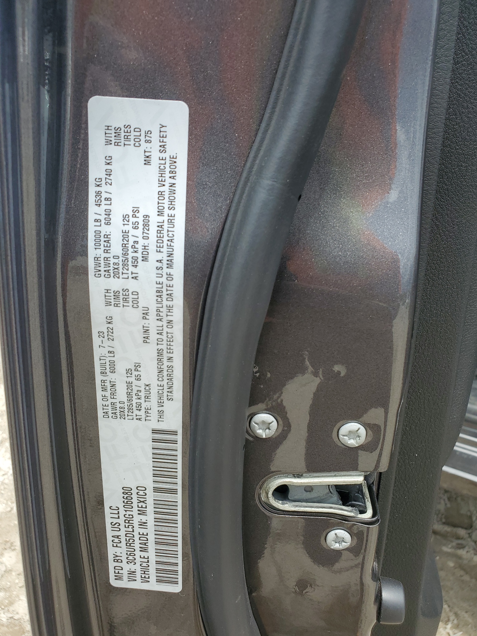 3C6UR5DL5RG106680 2024 Ram 2500 Big Horn