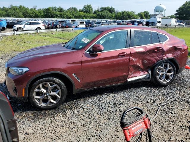  BMW X4 2021 Бордовий