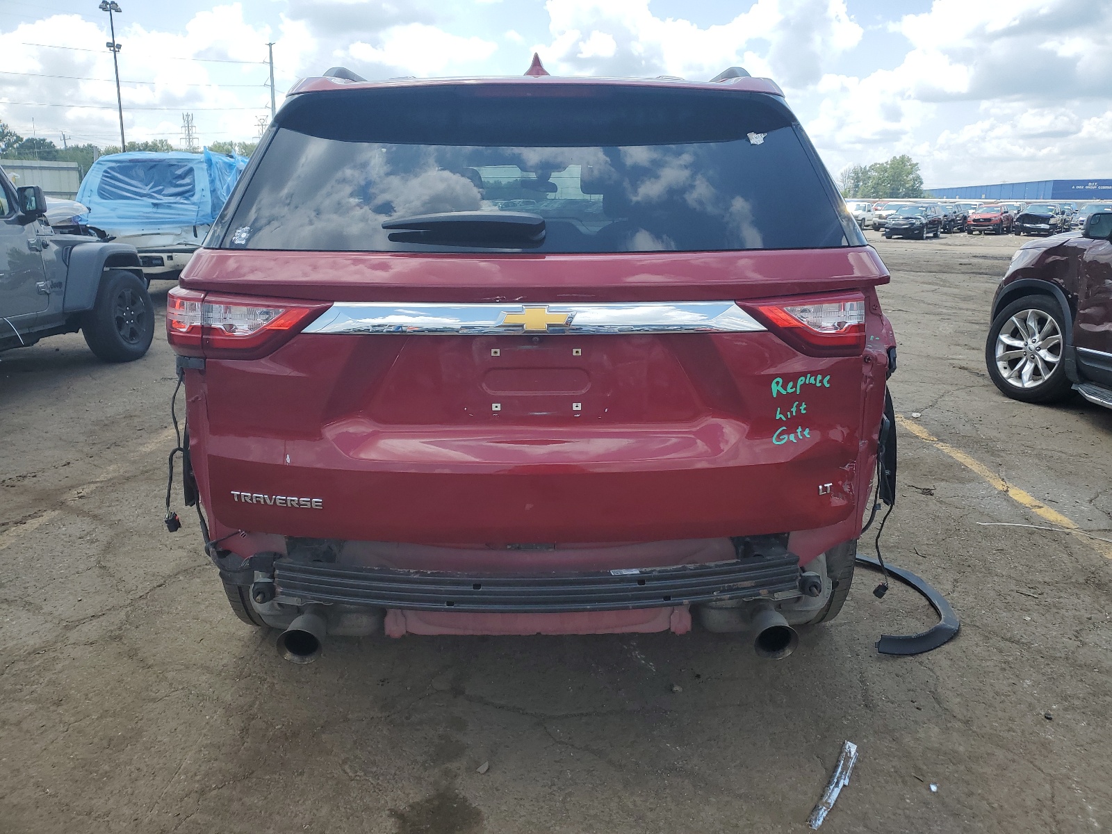 1GNERGKW3LJ139891 2020 Chevrolet Traverse Lt