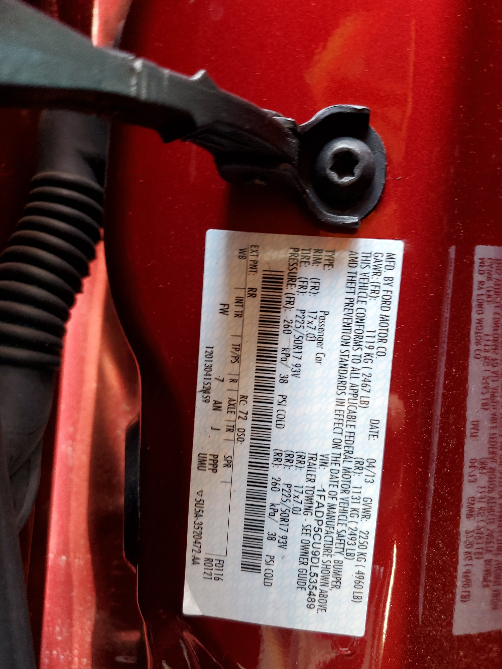 1FADP5CU9DL535489 2013 Ford C-Max Premium