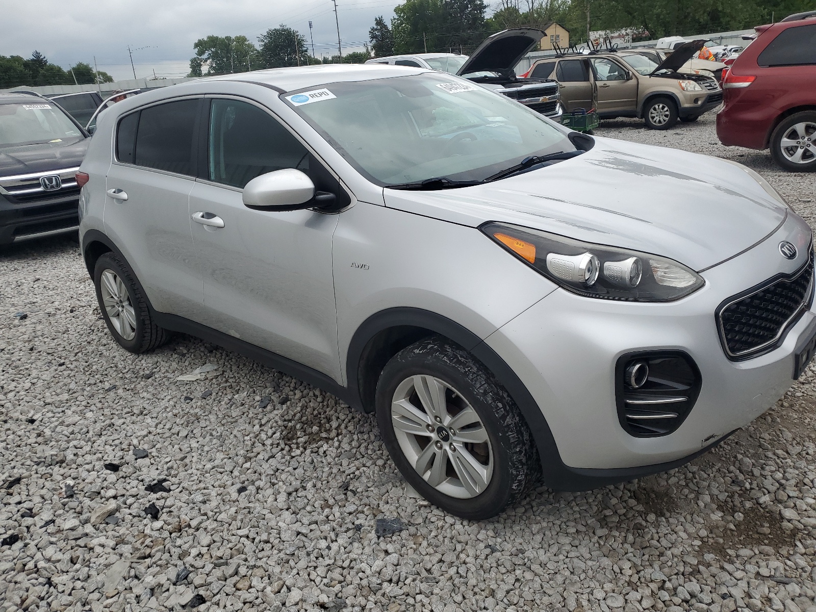 2018 Kia Sportage Lx vin: KNDPMCAC7J7308708