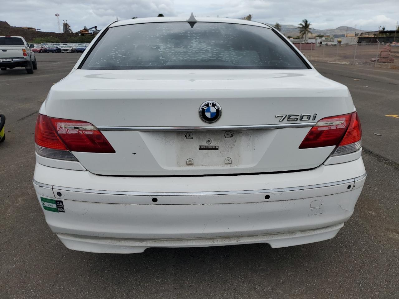 2008 BMW 750 I VIN: WBAHL83578DT13435 Lot: 65438914