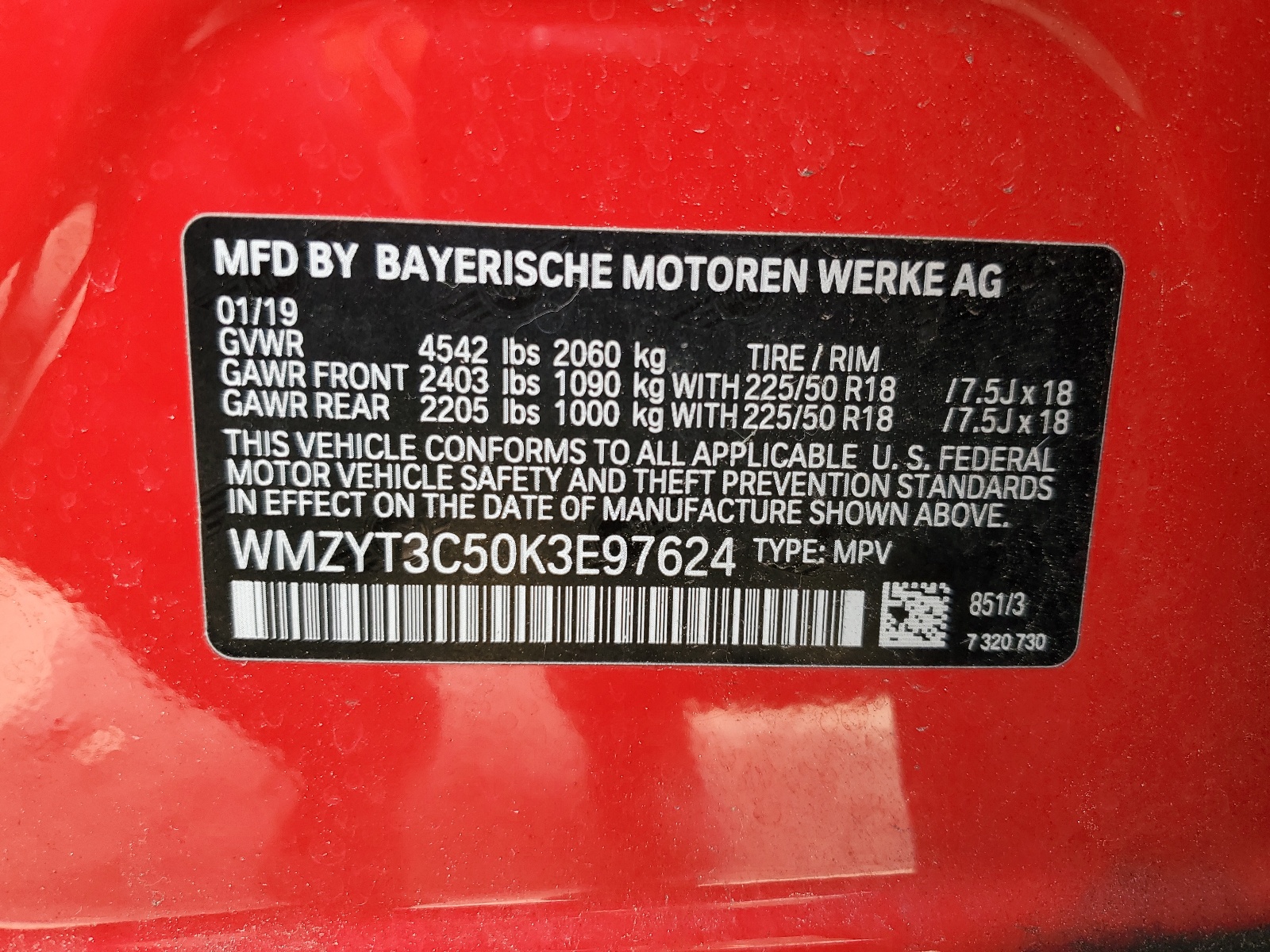 WMZYT3C50K3E97624 2019 Mini Cooper S Countryman