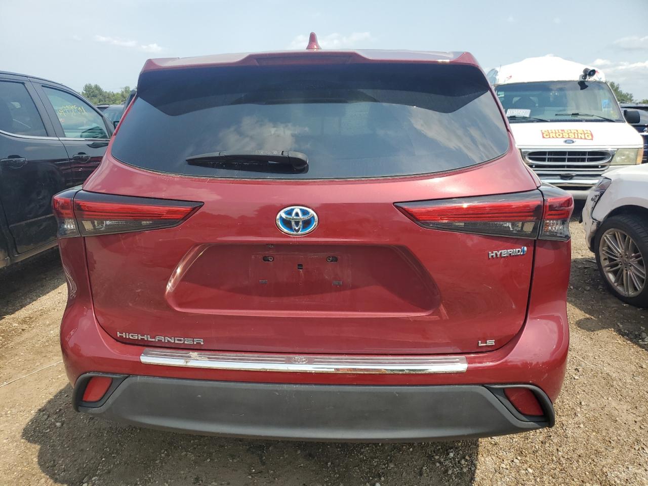 2021 Toyota Highlander Hybrid Le VIN: 5TDBBRCH2MS515058 Lot: 64677034