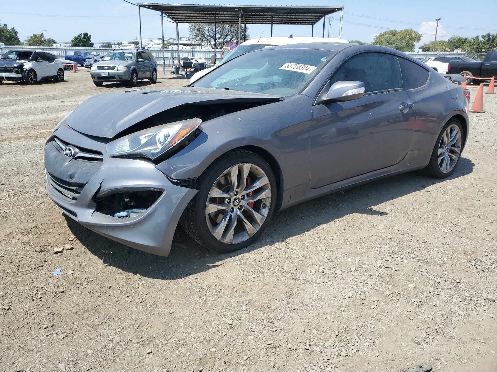 2014 Hyundai Genesis Coupe 3.8L vin: KMHHU6KJ2EU120829