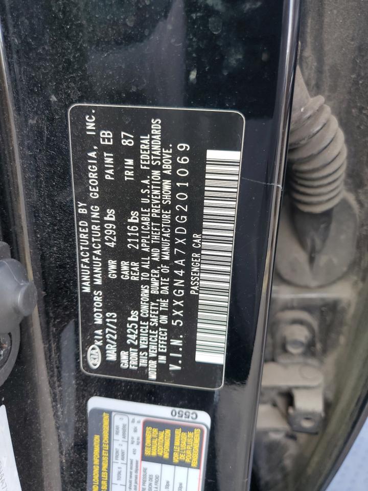 2013 Kia Optima Ex VIN: 5XXGN4A7XDG201069 Lot: 62438064