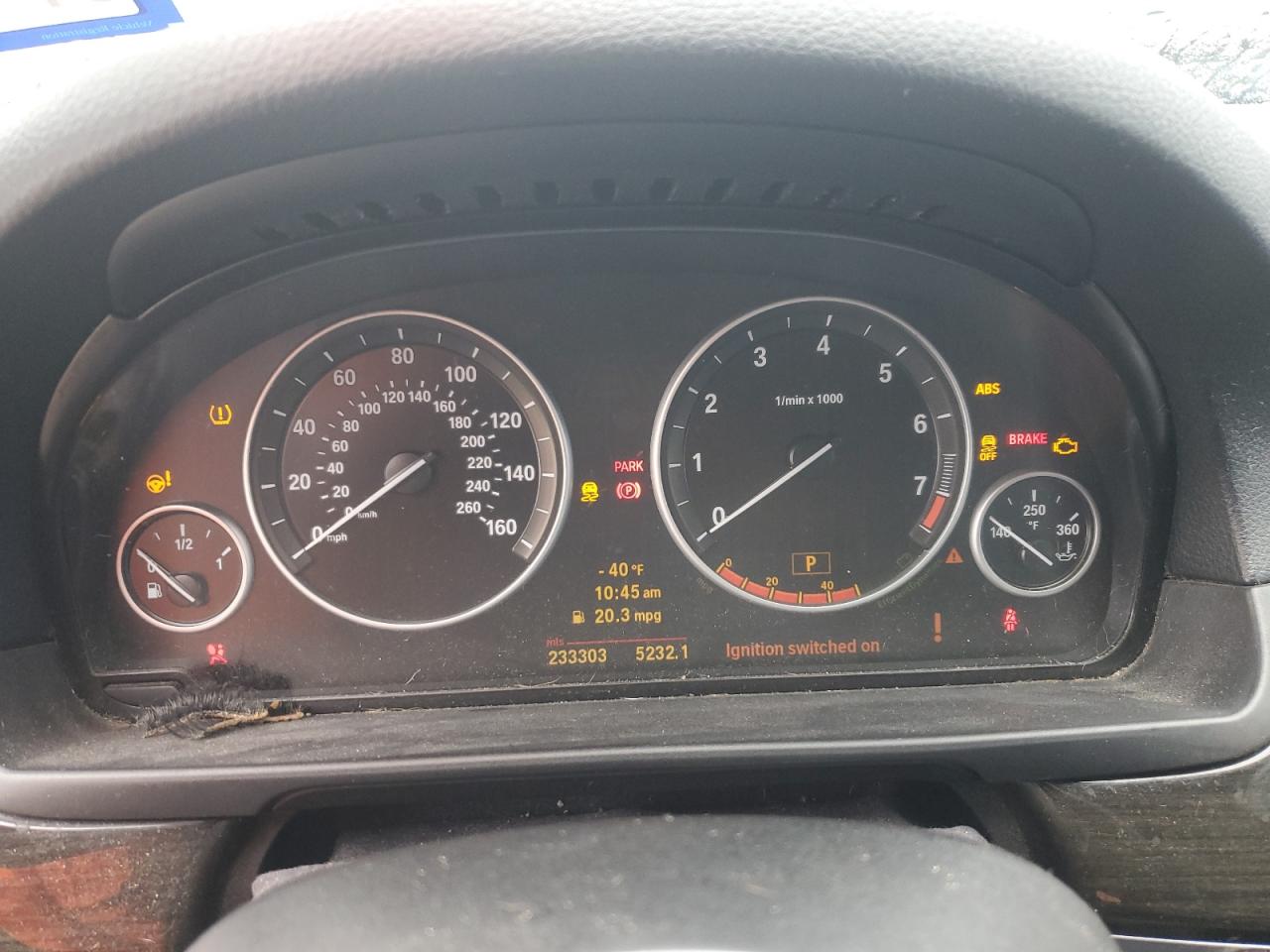 2011 BMW 535 I VIN: WBAFR7C53BC801391 Lot: 63217514