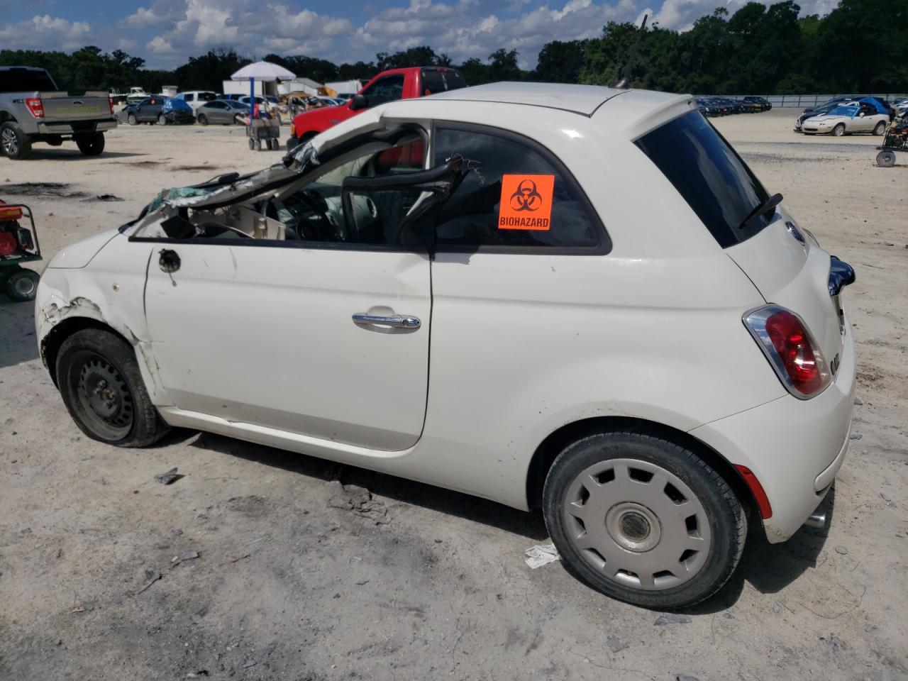 2013 Fiat 500 Pop VIN: 3C3CFFAR3DT743521 Lot: 61627244