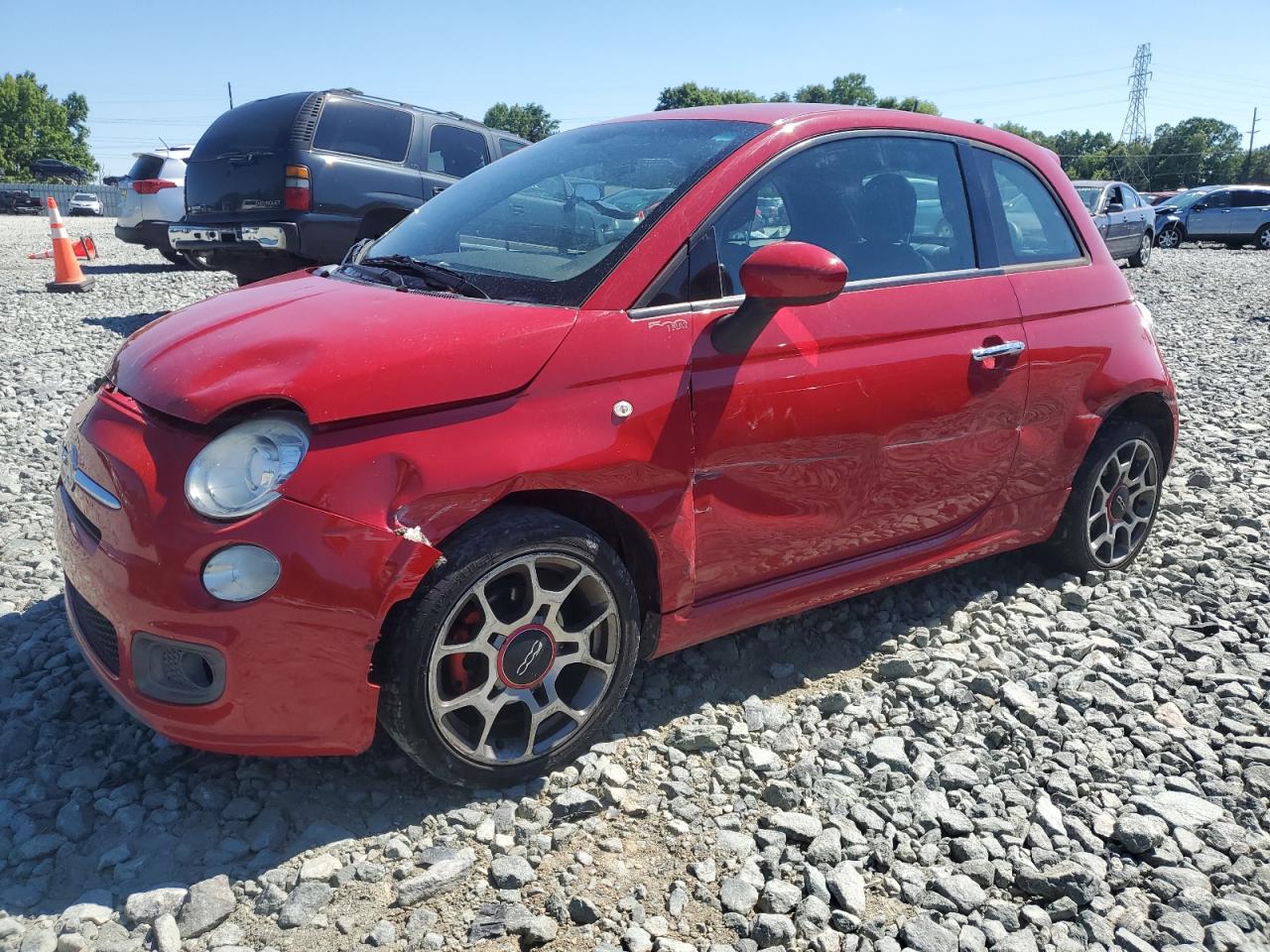 2015 Fiat 500 Sport VIN: 3C3CFFBR9FT753889 Lot: 61445024