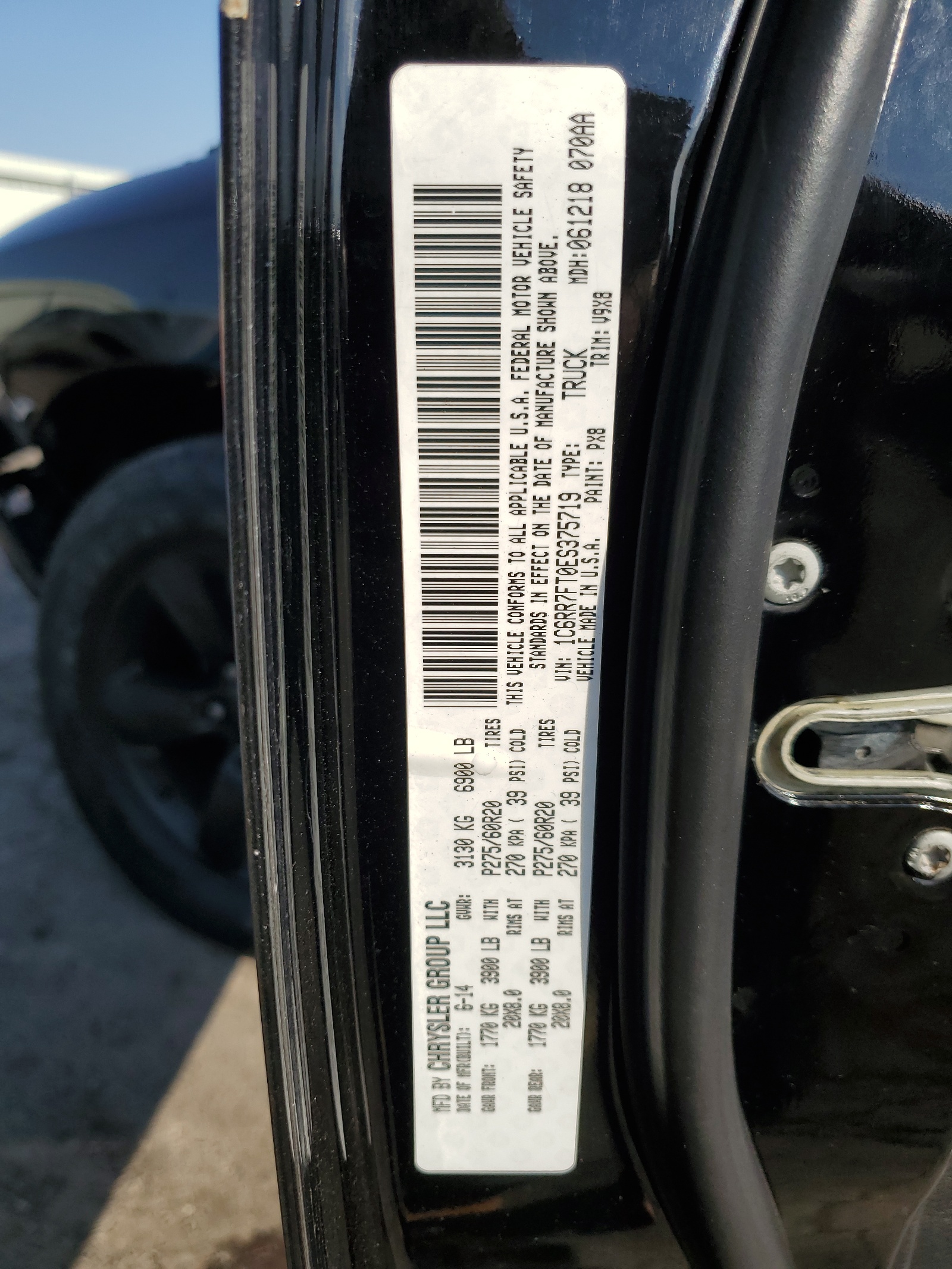 1C6RR7FT0ES375719 2014 Ram 1500 St