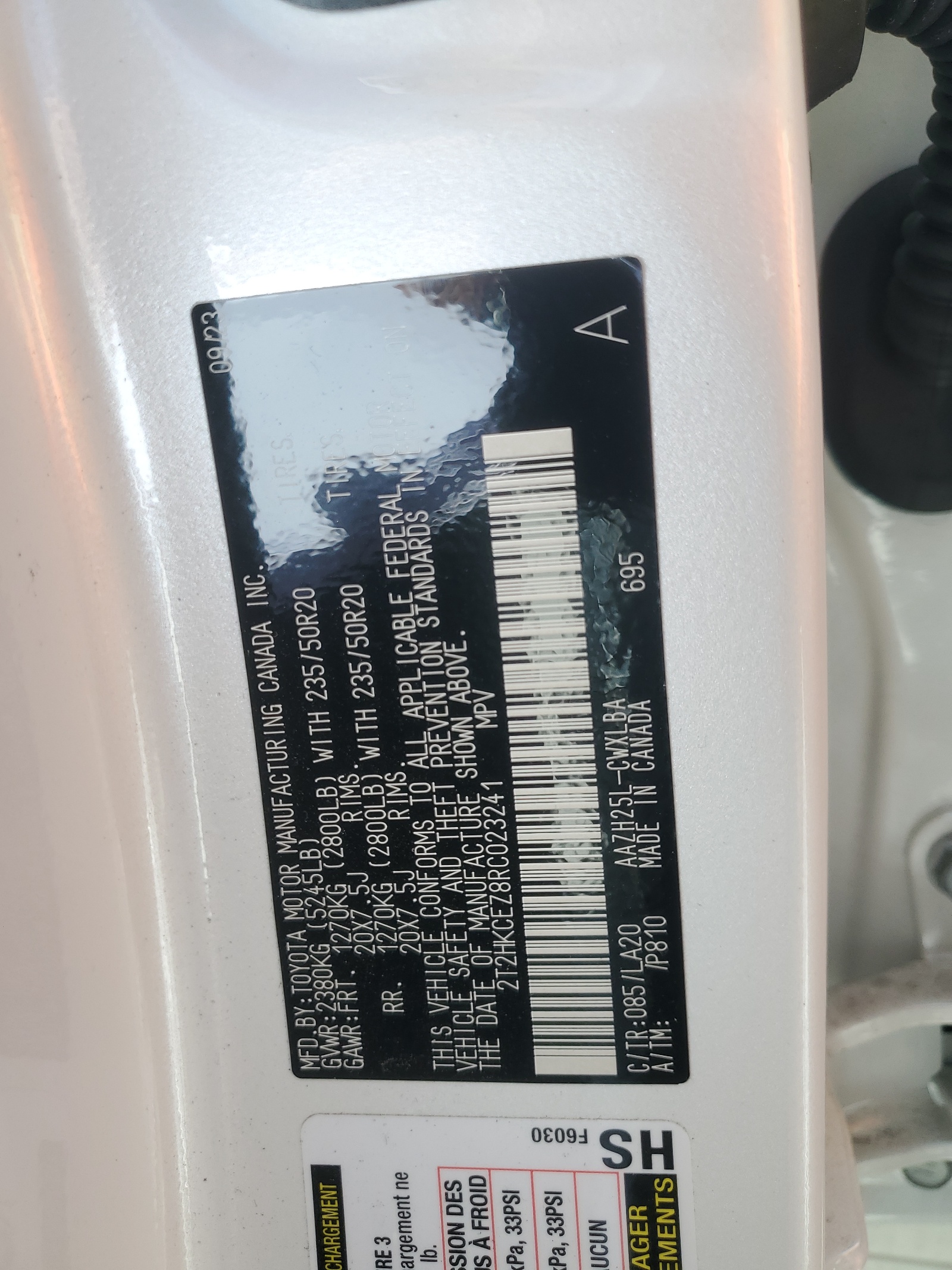 2T2HKCEZ8RC023241 2024 Lexus Nx 350H Base