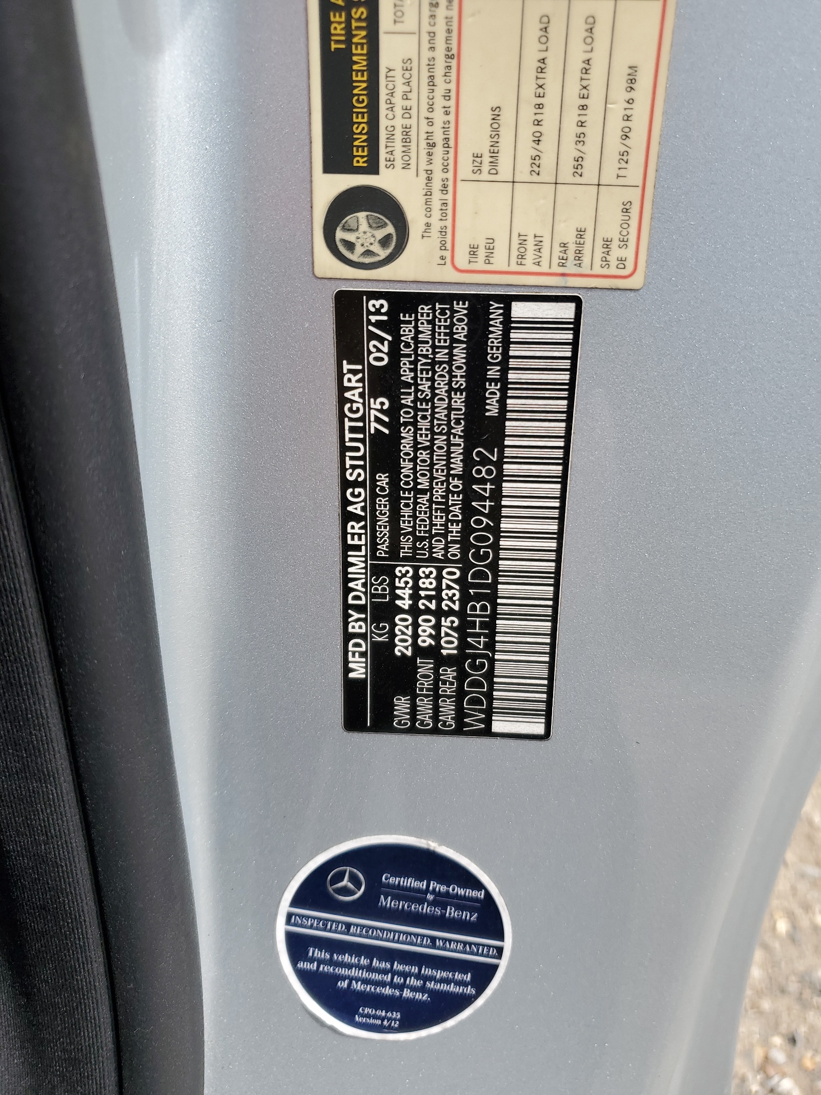 WDDGJ4HB1DG094482 2013 Mercedes-Benz C 250