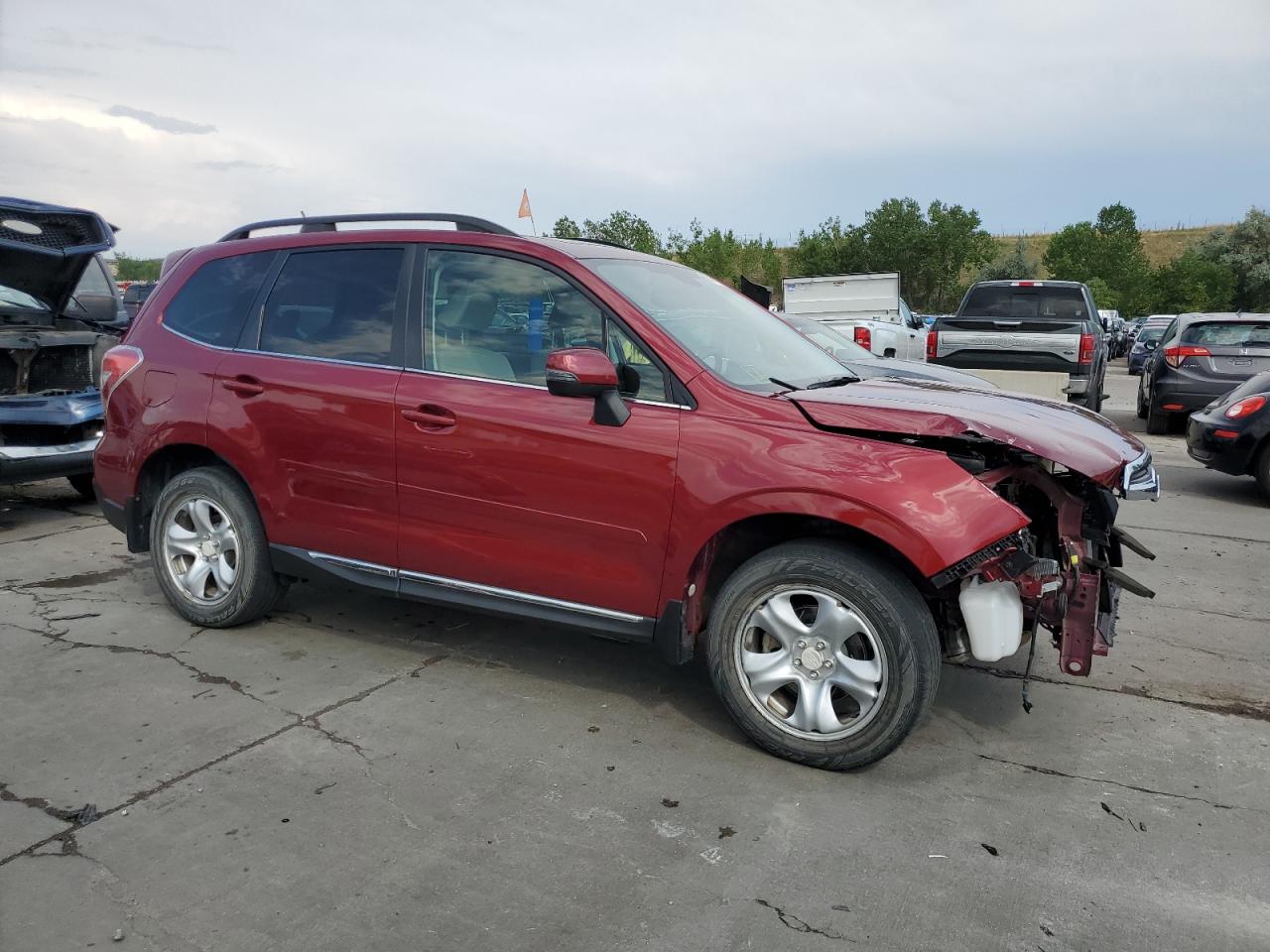 2015 Subaru Forester 2.5I Touring VIN: JF2SJAWCXFH525561 Lot: 63612354