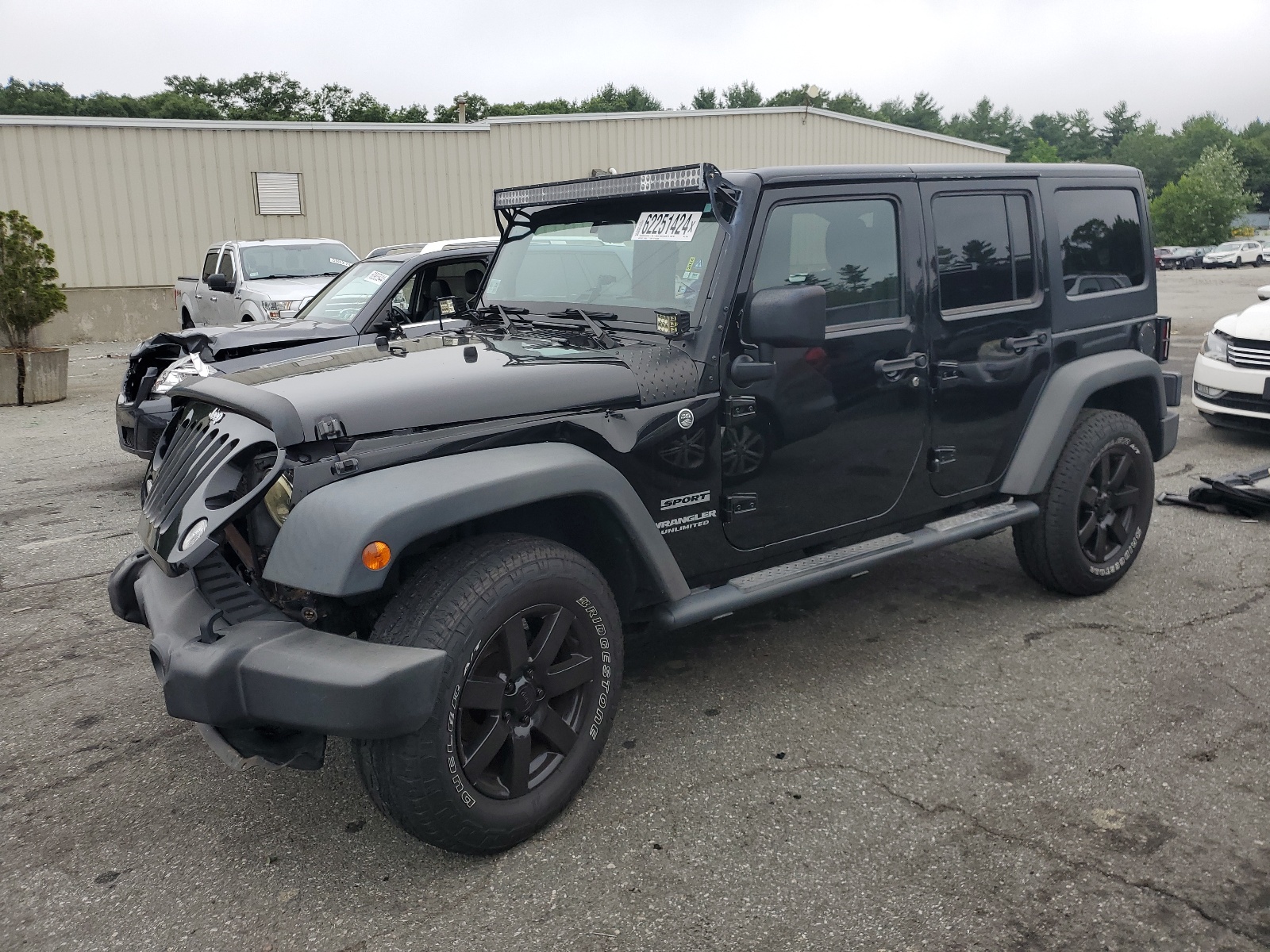 2014 Jeep Wrangler Unlimited Sport vin: 1C4BJWDG0EL194616