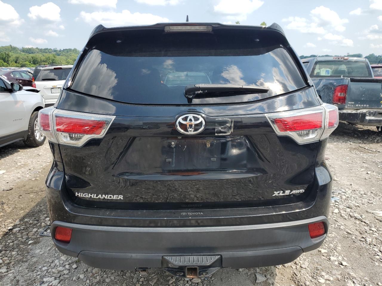 2014 Toyota Highlander Xle VIN: 5TDJKRFH8ES059477 Lot: 63683204