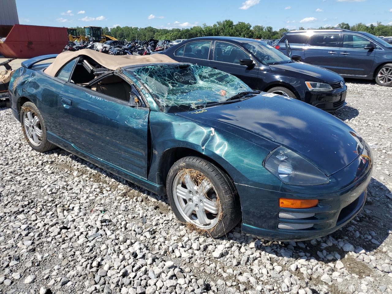 2001 Mitsubishi Eclipse Spyder Gt VIN: 4A3AE85H71E011355 Lot: 61128674