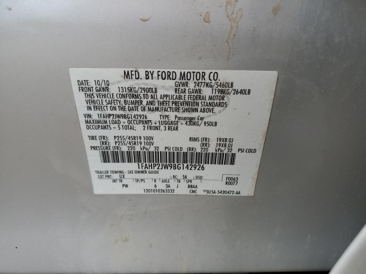 2011 Ford Taurus - Image 12