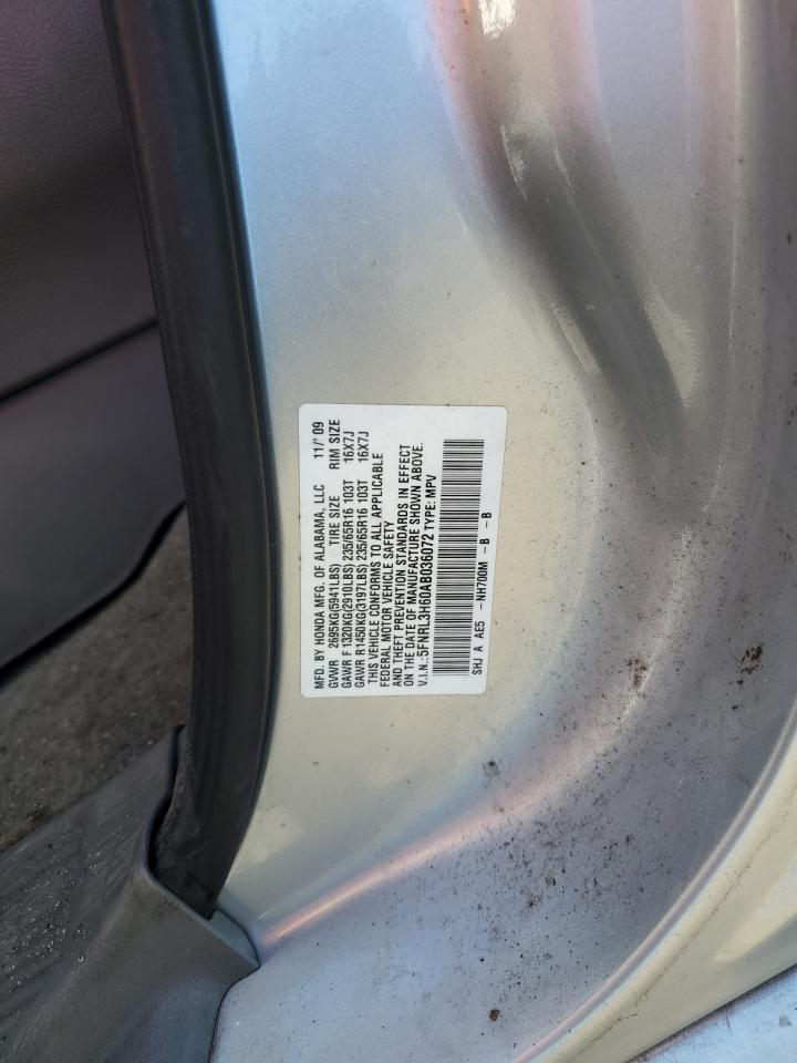 2010 Honda Odyssey Exl VIN: 5FNRL3H60AB036072 Lot: 62645654