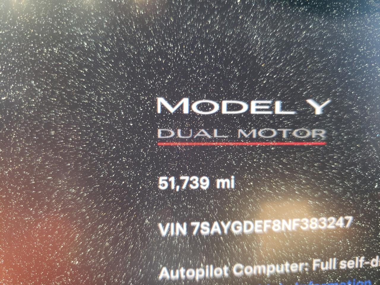 7SAYGDEF8NF383247 Tesla Model Y  9