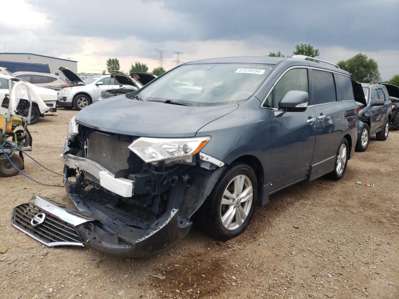 2013 Nissan Quest S VIN: JN8AE2KP2D9065076 Lot: 61519154