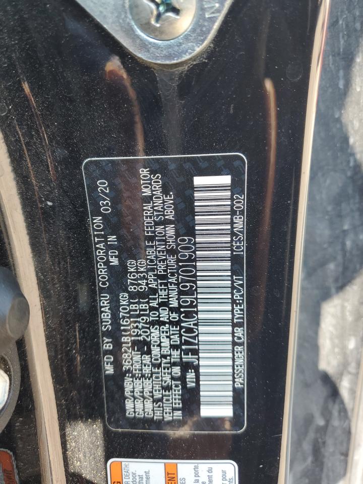 2020 Subaru Brz Limited VIN: JF1ZCAC19L9701909 Lot: 64769024