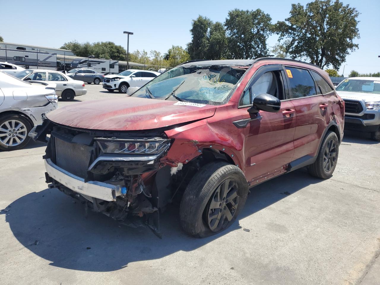 2021 Kia Sorento S VIN: 5XYRLDLC7MG069327 Lot: 64871894