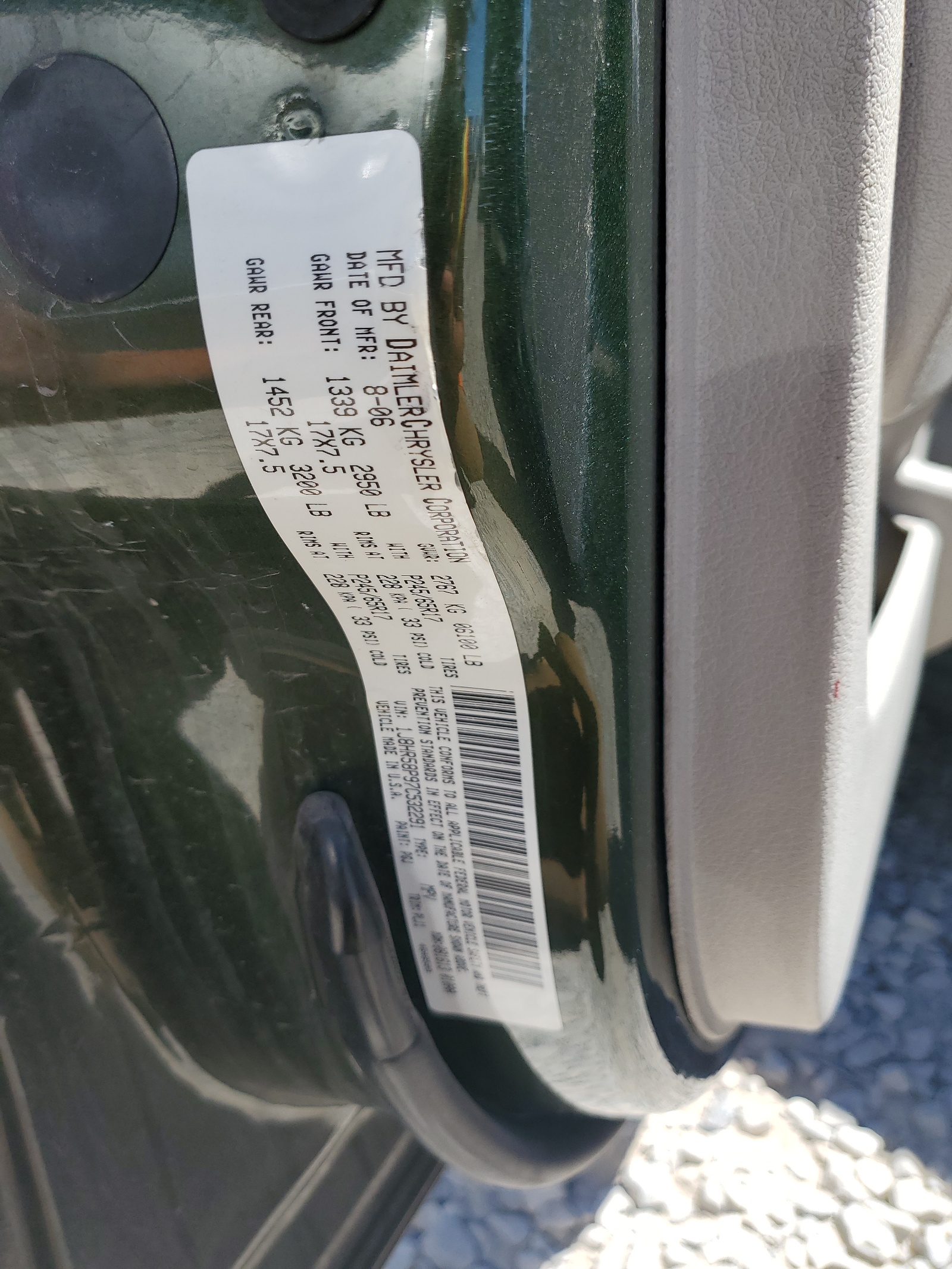 1J8HR58P97C532291 2007 Jeep Grand Cherokee Limited