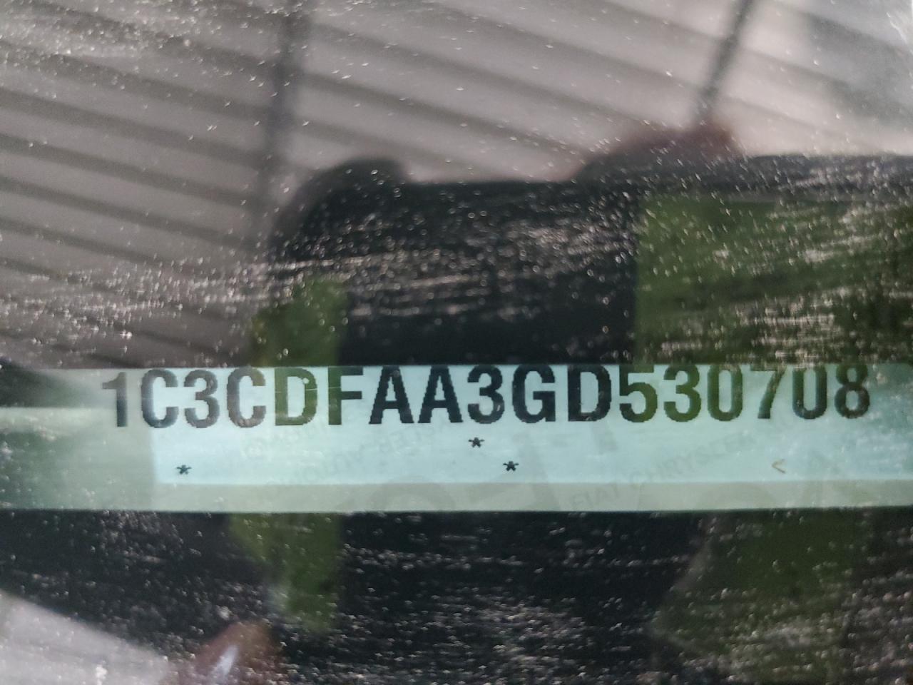 2016 Dodge Dart Se VIN: 1C3CDFAA3GD530708 Lot: 79112414