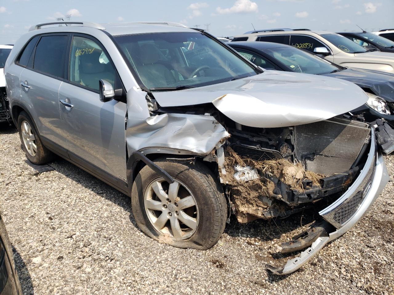 2013 Kia Sorento Lx VIN: 5XYKTDA29DG311370 Lot: 61629134