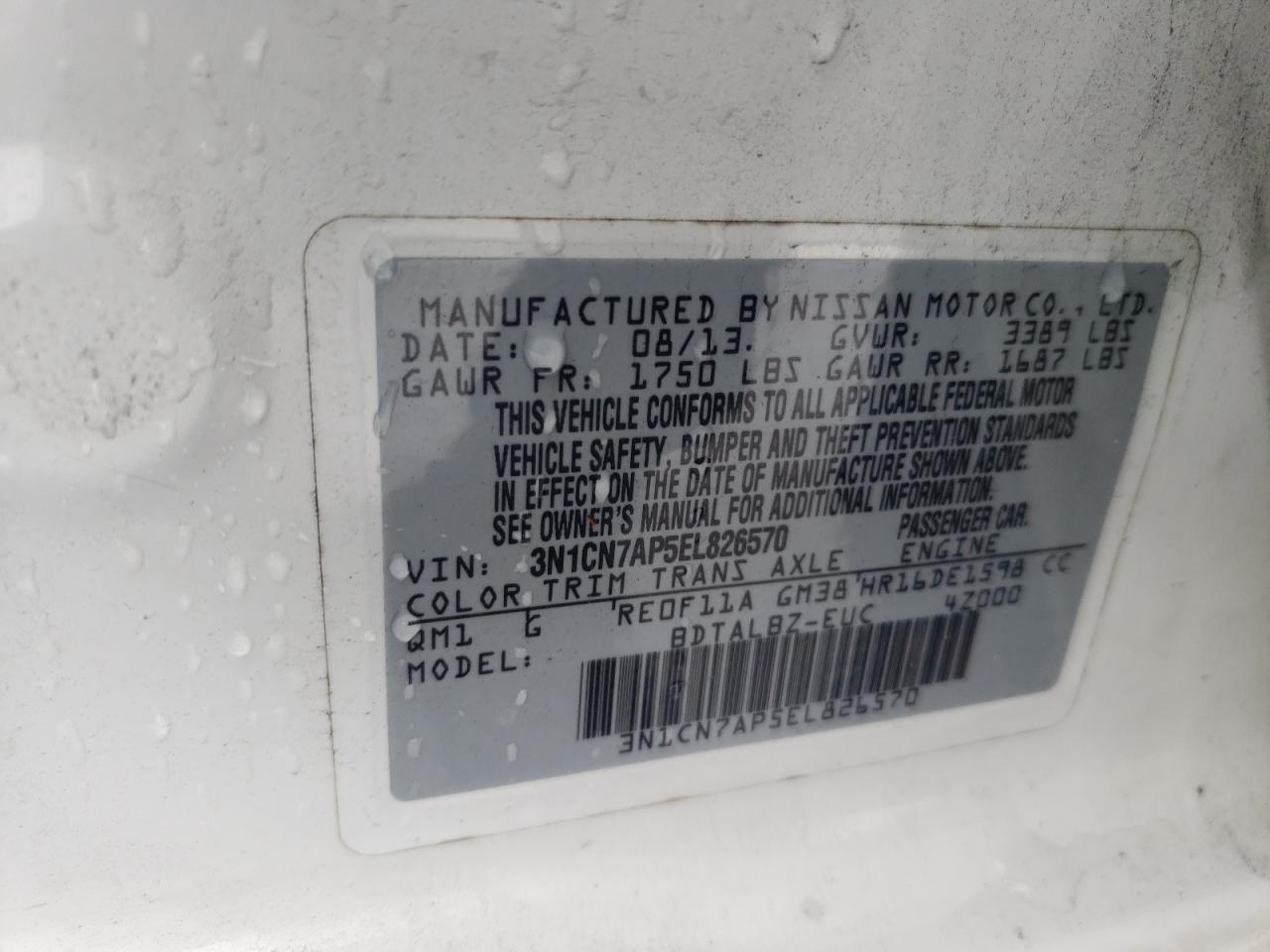 2014 Nissan Versa - Image 14