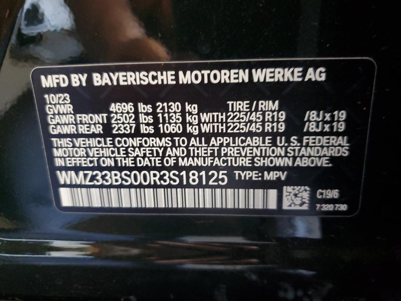 2024 Mini Cooper Jcw Countryman All4 VIN: WMZ33BS00R3S18125 Lot: 61168834