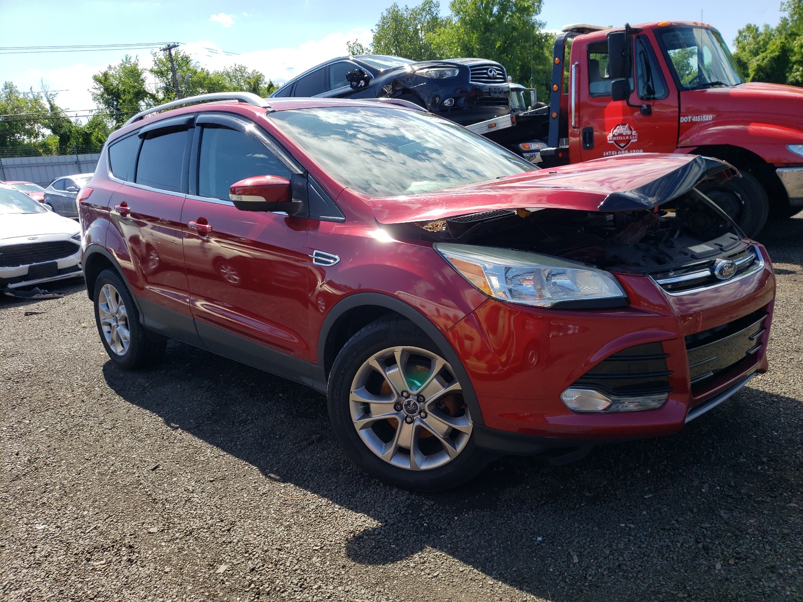 2014 Ford Escape Titanium vin: 1FMCU9JXXEUB19641