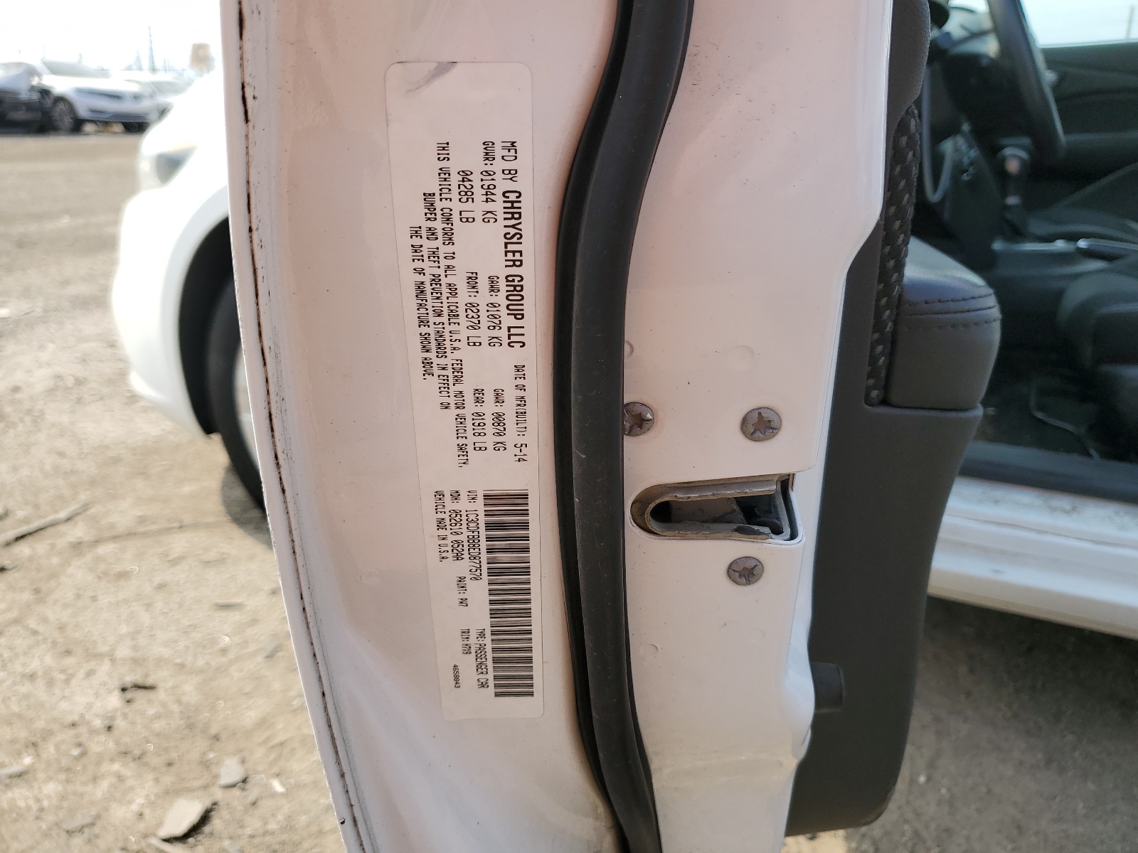 1C3CDFBB8ED877570 2014 Dodge Dart Sxt