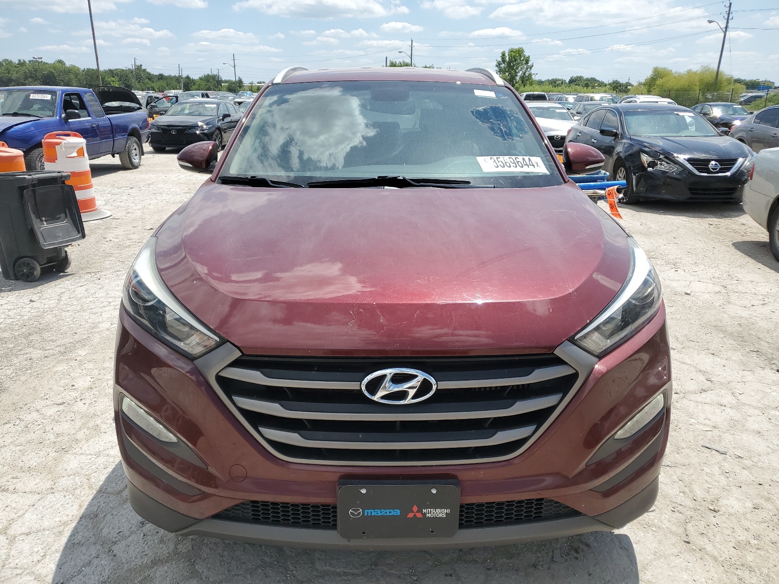 2016 Hyundai Tucson Limited vin: KM8J33A27GU088539