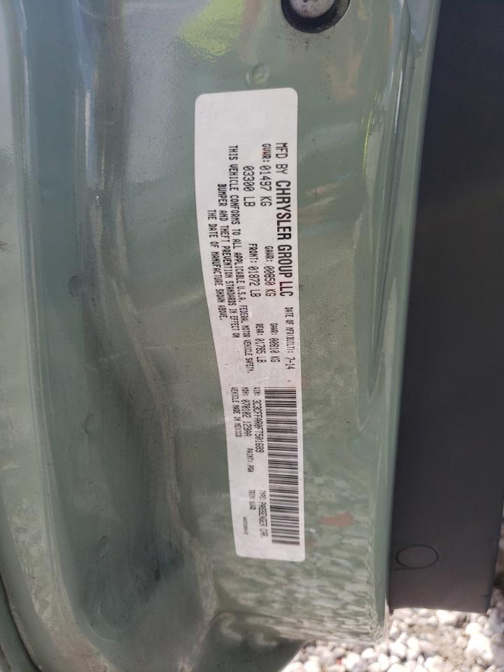 2015 Fiat 500 Pop VIN: 3C3CFFAR0FT501689 Lot: 64139564