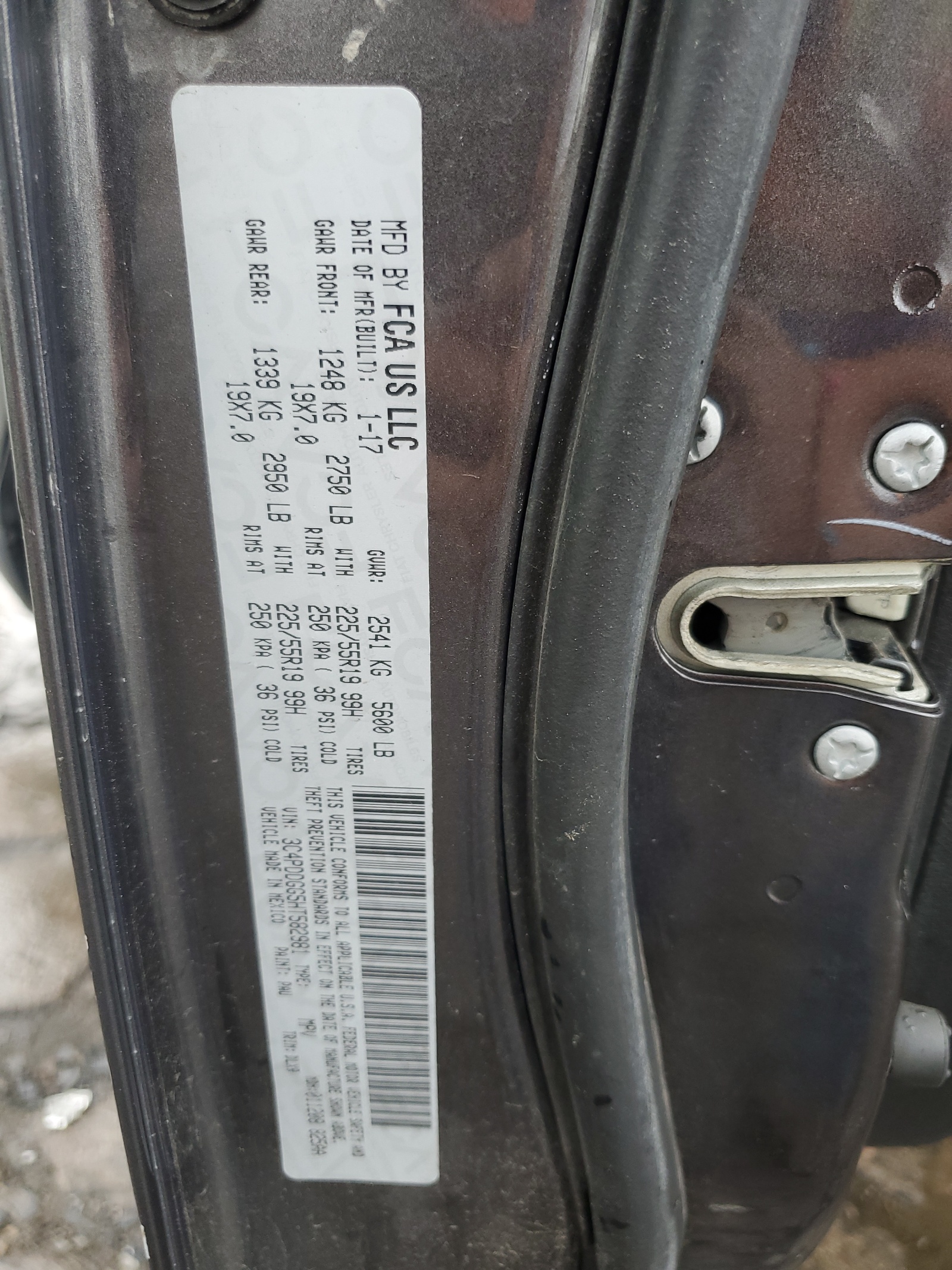 3C4PDDGG5HT582981 2017 Dodge Journey Crossroad