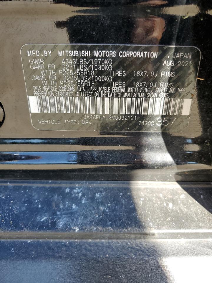 2021 Mitsubishi Outlander Sport Es VIN: JA4APUAU3MU032121 Lot: 61240524