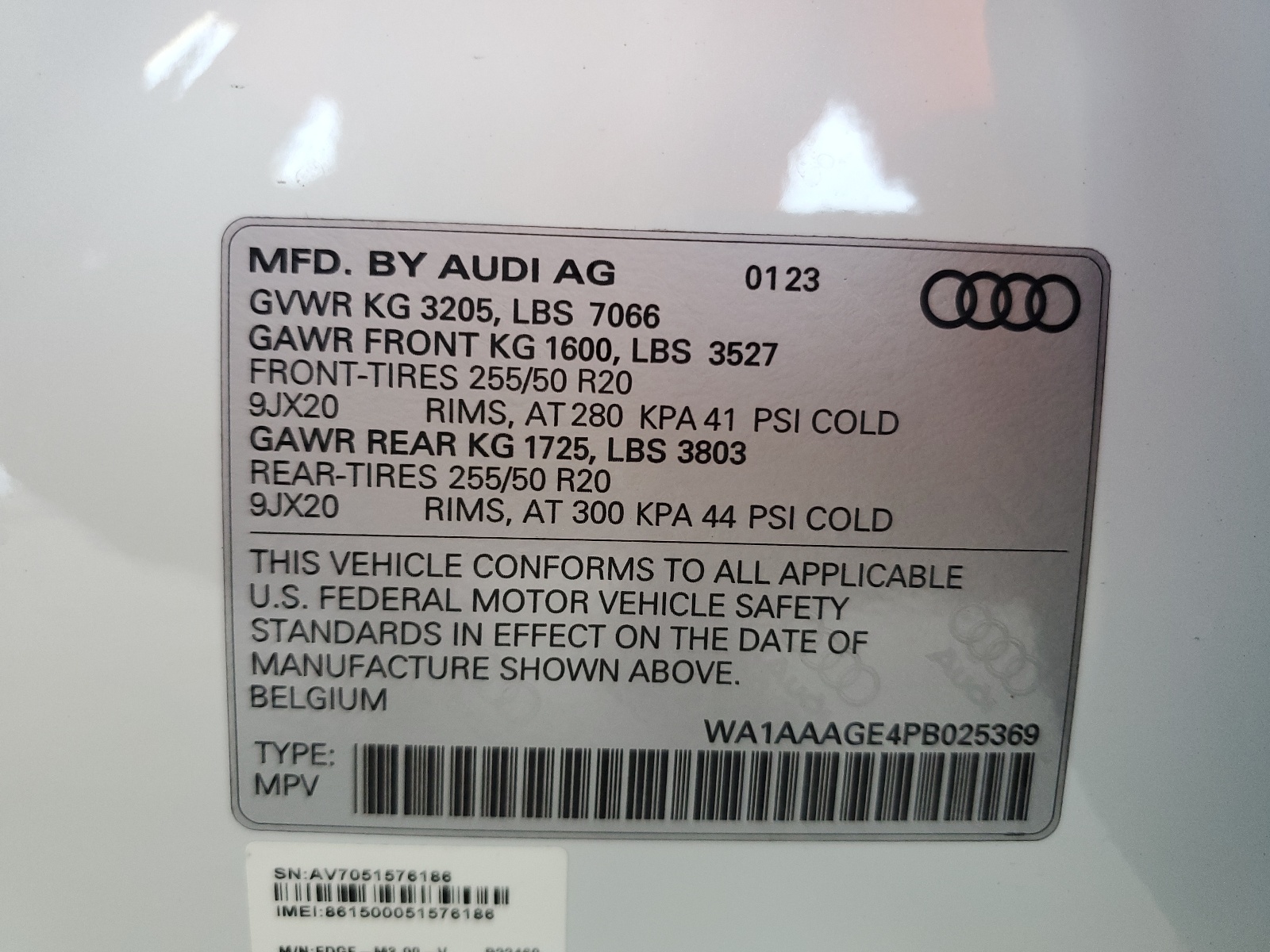 WA1AAAGE4PB025369 2023 Audi E-Tron Premium