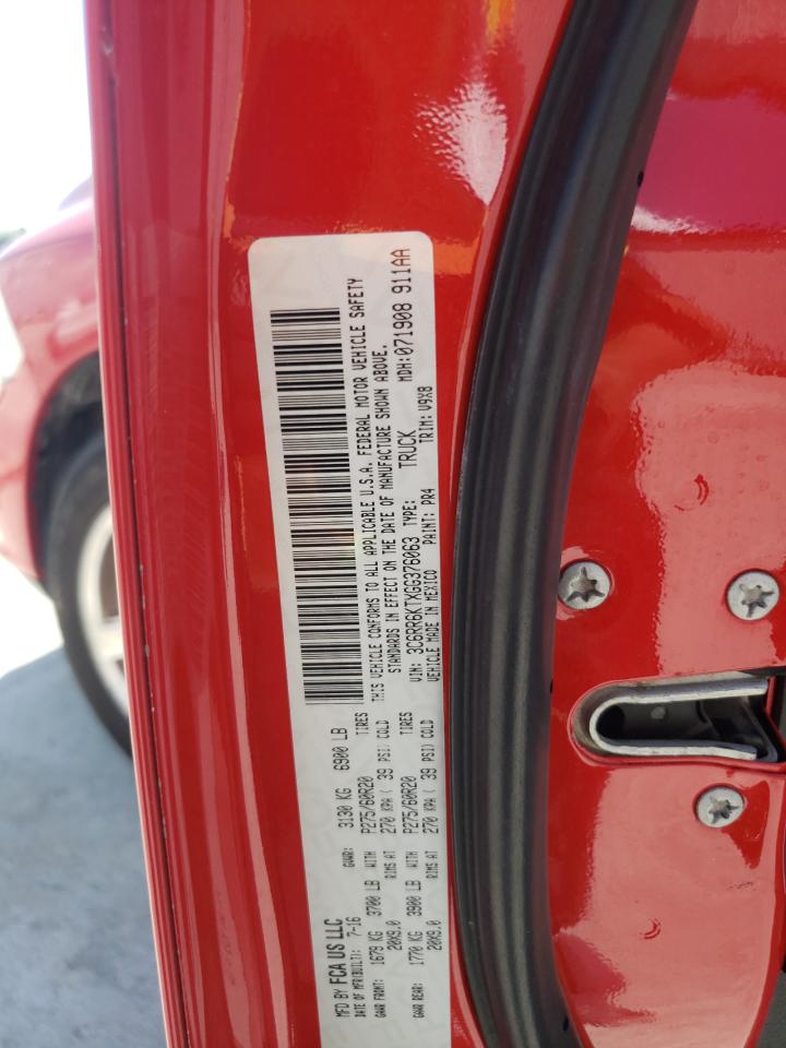 2016 Ram 1500 St VIN: 3C6RR6KTXGG376063 Lot: 63932834