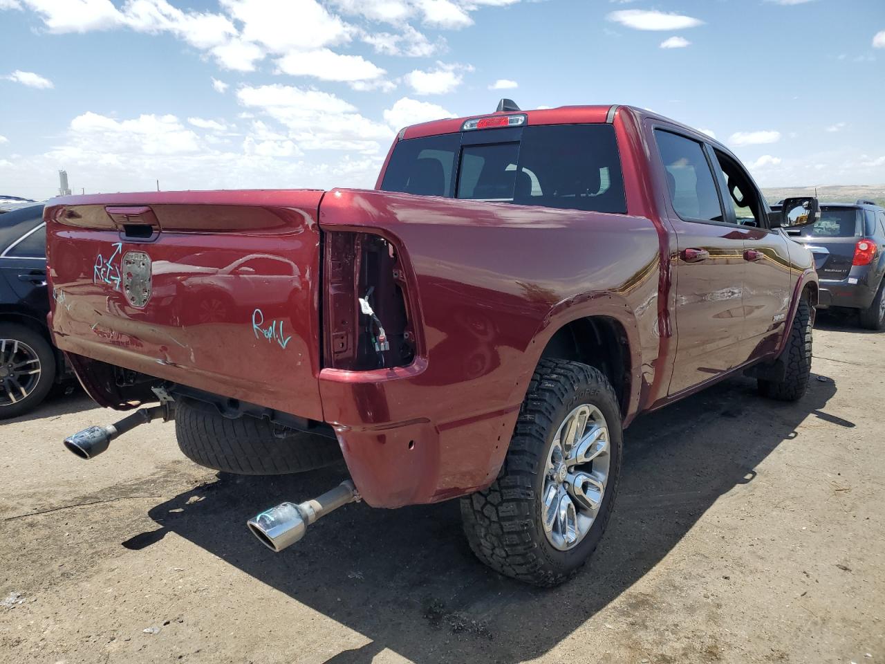 2021 Ram 1500 Laramie VIN: 1C6SRFJM7MN834298 Lot: 59756364