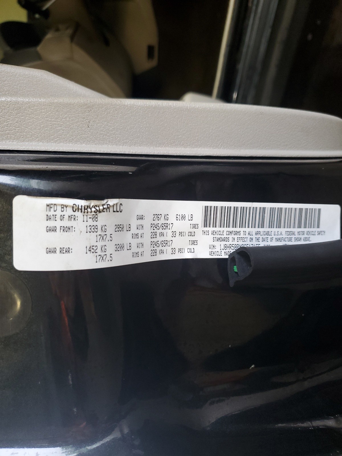 1J8HR58PX9C517155 2009 Jeep Grand Cherokee Limited