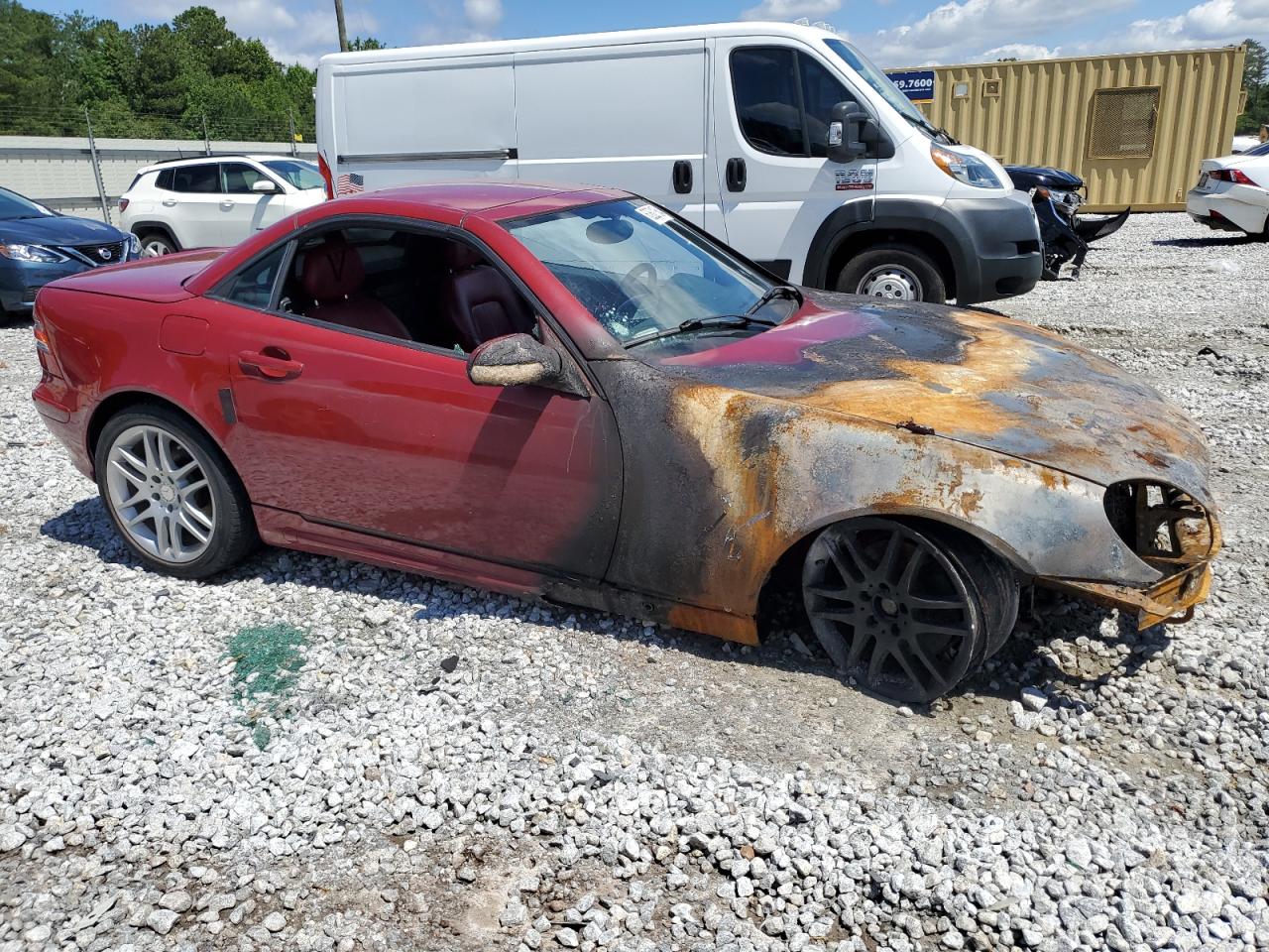 2001 Mercedes-Benz Slk 320 VIN: WDBKK65F31F188576 Lot: 62621364