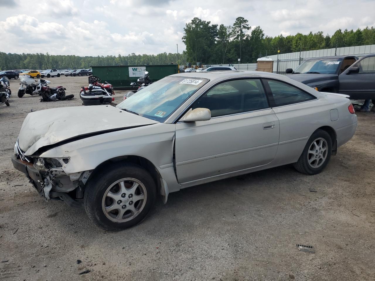 2000 Toyota Camry Solara Se VIN: 2T1CG22P2YC391314 Lot: 61725814