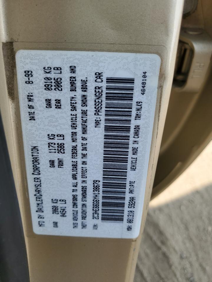 2000 Chrysler 300M VIN: 2C3HE66G6YH138679 Lot: 64008944