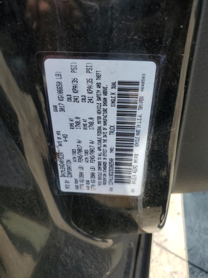 2003 Dodge Ram 1500 St VIN: 1D7HU18D23S302540 Lot: 62610214