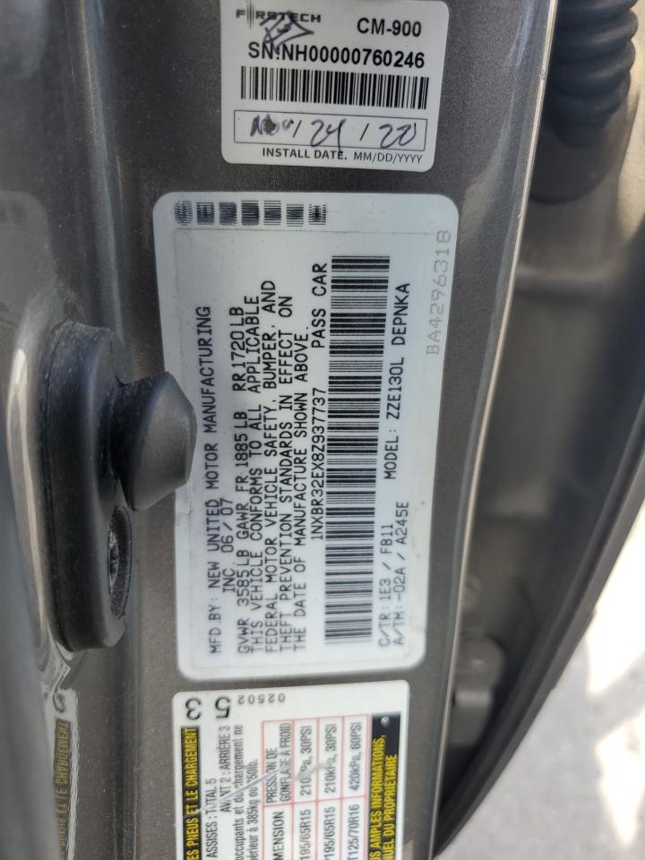 1NXBR32EX8Z937737 2008 Toyota Corolla Ce