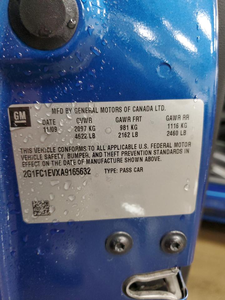 2010 Chevrolet Camaro Lt VIN: 2G1FC1EVXA9165632 Lot: 61623274