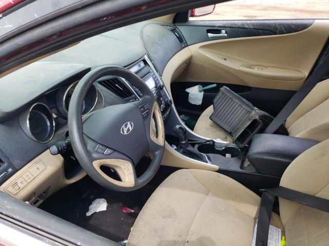  HYUNDAI SONATA 2013 Czerwony