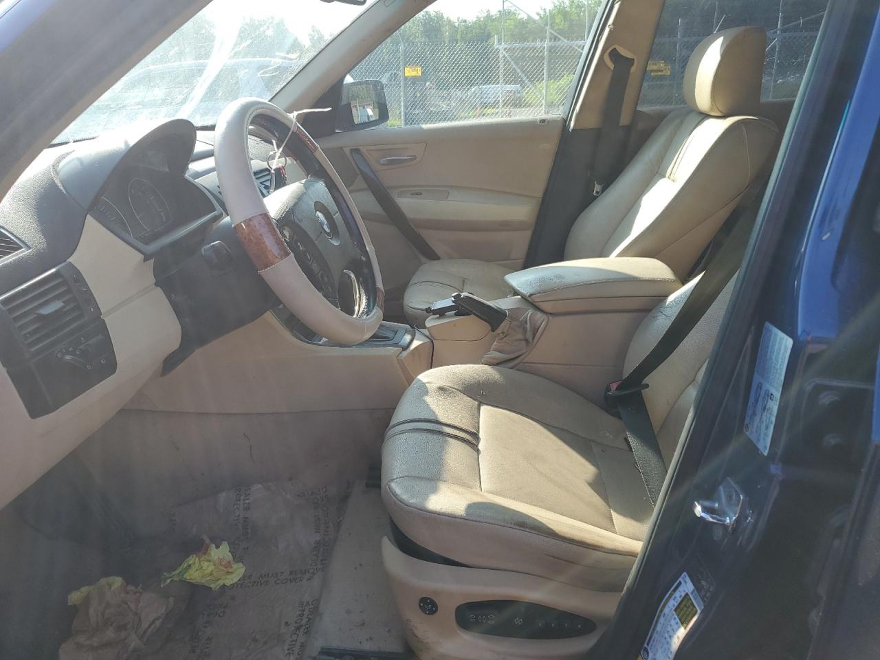 2006 BMW X3 3.0I VIN: WBXPA93456WG75210 Lot: 64783104